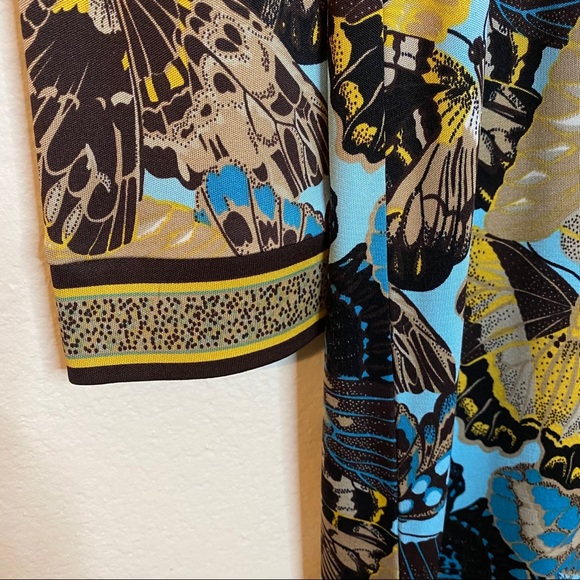 TORY BURCH butterfly Kareema silk shift dress - Picture 5 of 13